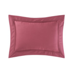 Yves Delorme - Taie d'oreiller en satin de coton rose, Triomphe