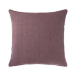 Yves Delorme - Housse de coussin en lin orange, Pigment