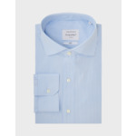 Chemise Semi-ajustée Prestige rayée bleue