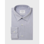 Chemise Ajustée Infroissable rayée marine