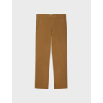 Chino geofrey en twill de coton uni camel
