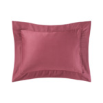 Yves Delorme - Taie d'oreiller en satin de coton rose, Triomphe