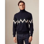 Pull Graham en laine marine