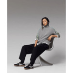Pull Col Roulé Bandes Bicolore