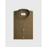 Chemise Carl en lin kaki