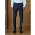 Pantalon de Costume en flanelle Navy