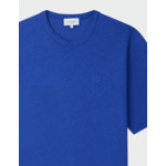 T-shirt Benny en coton et lin bleu