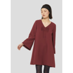 Robe Rolie-Bordeaux en Polyester