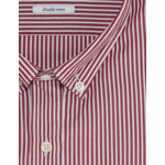 Chemise Classique rayée bordeaux
