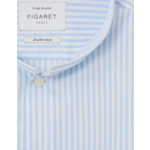Chemise Ajustée rayée bleue