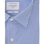 Chemise Semi-ajustée Prestige rayée marine