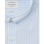 Chemise Semi-ajustée rayée bleue