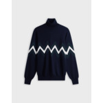 Pull Graham en laine marine