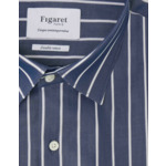 Chemise Semi-ajustée marine rayée