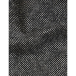 Blazer gabin en toile de laine gris foncé