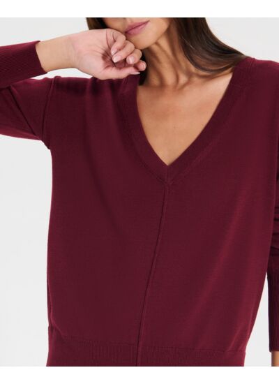 Pull Pucci Bordeaux en Polyamide