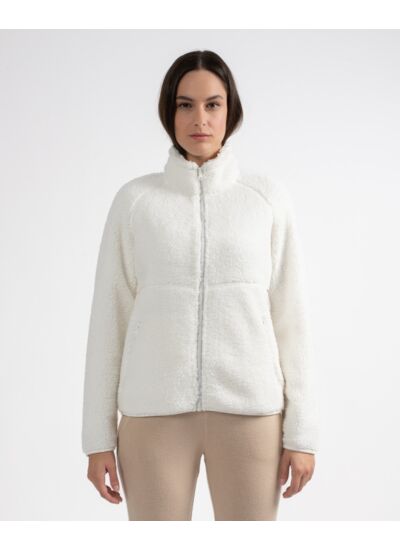 Veste sherpa zippée