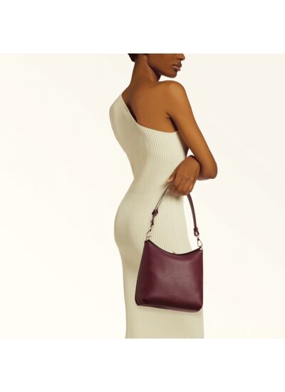 DANAE M SOFT HOBO - TESSUTO CANVAS+VITELLO SIDNEY