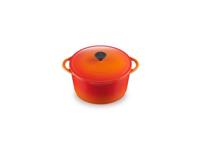 Cocotte en fonte 30 cm DOUFEU Cousances années 50, marmite française Le Creuset vintage, modèle 12 made in France - Canada