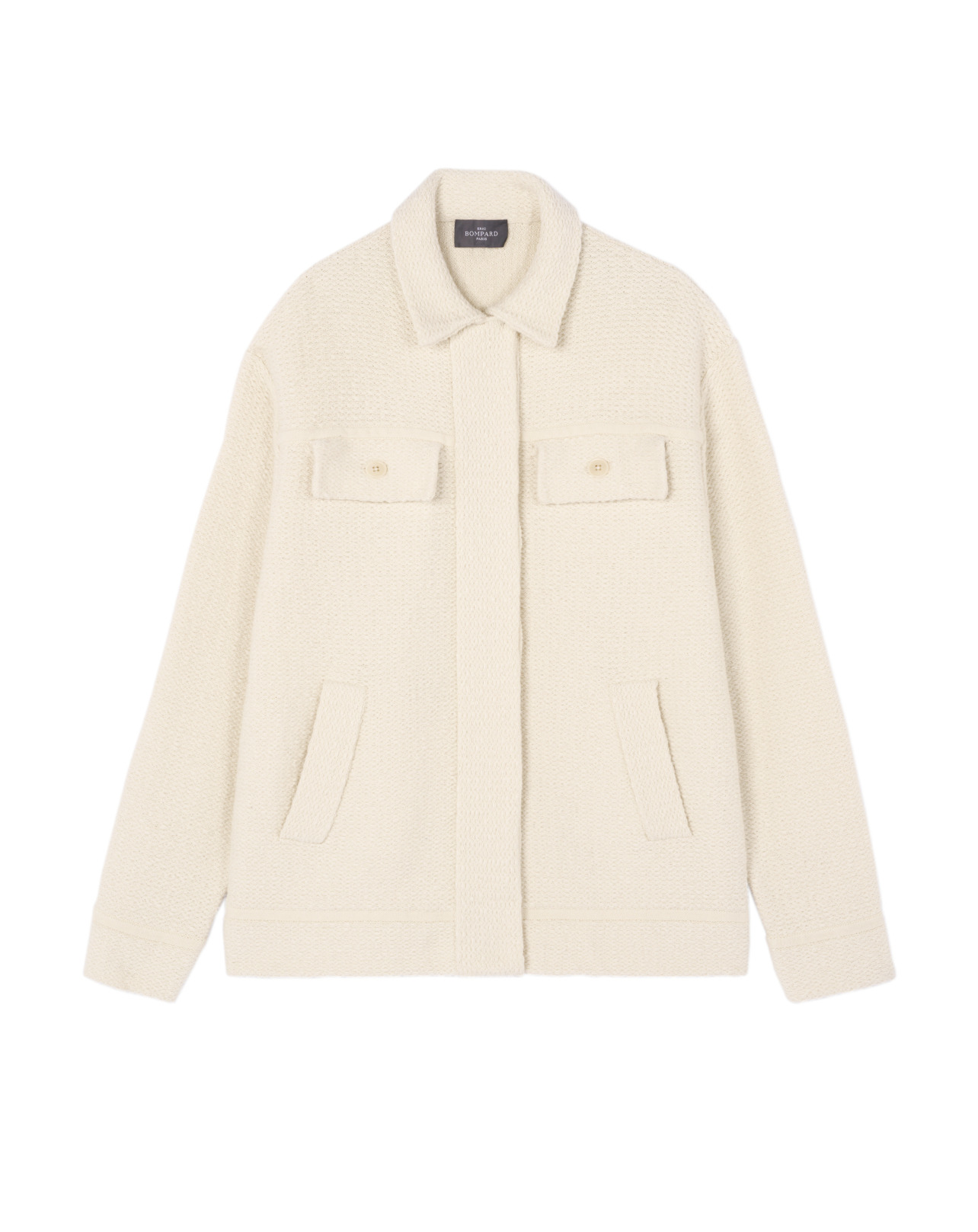 Veste oversize jacquard - Femme - NATUREL