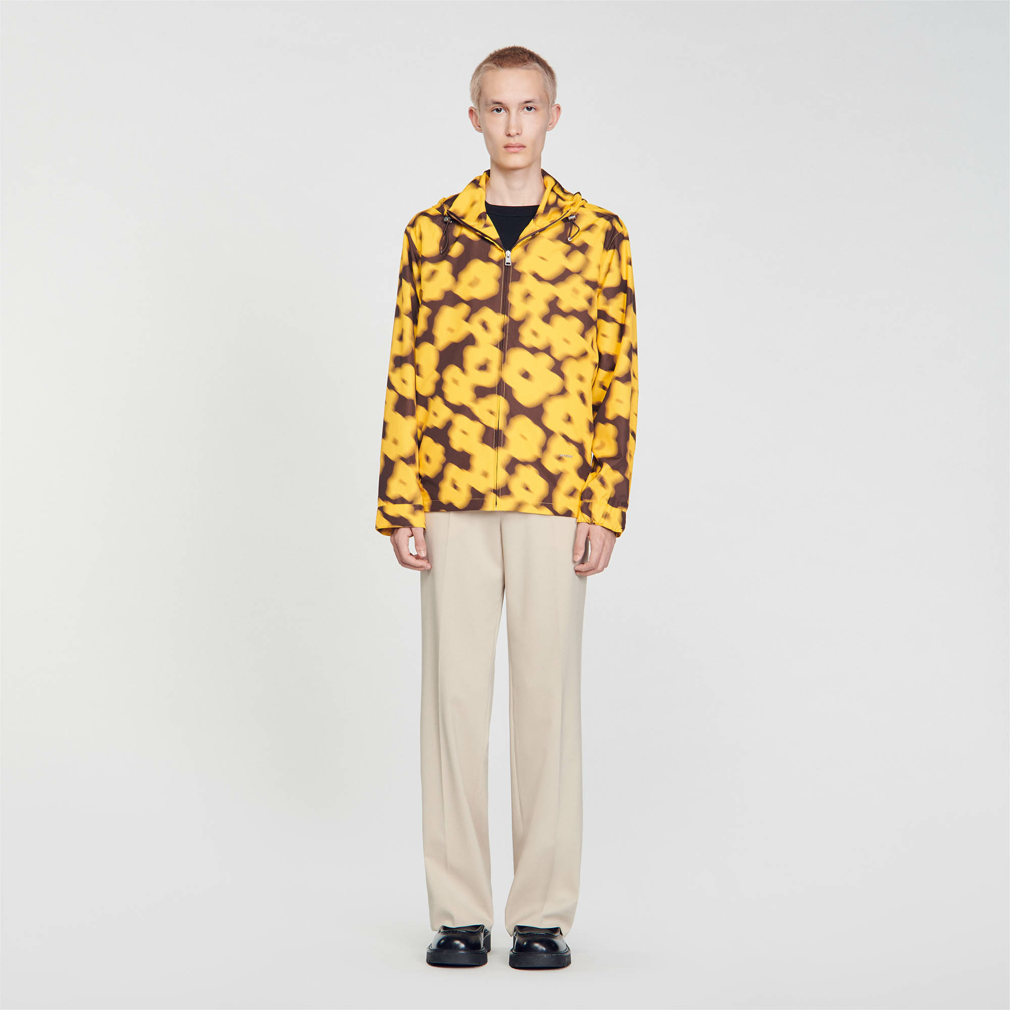 Blouson imprimé fleuri