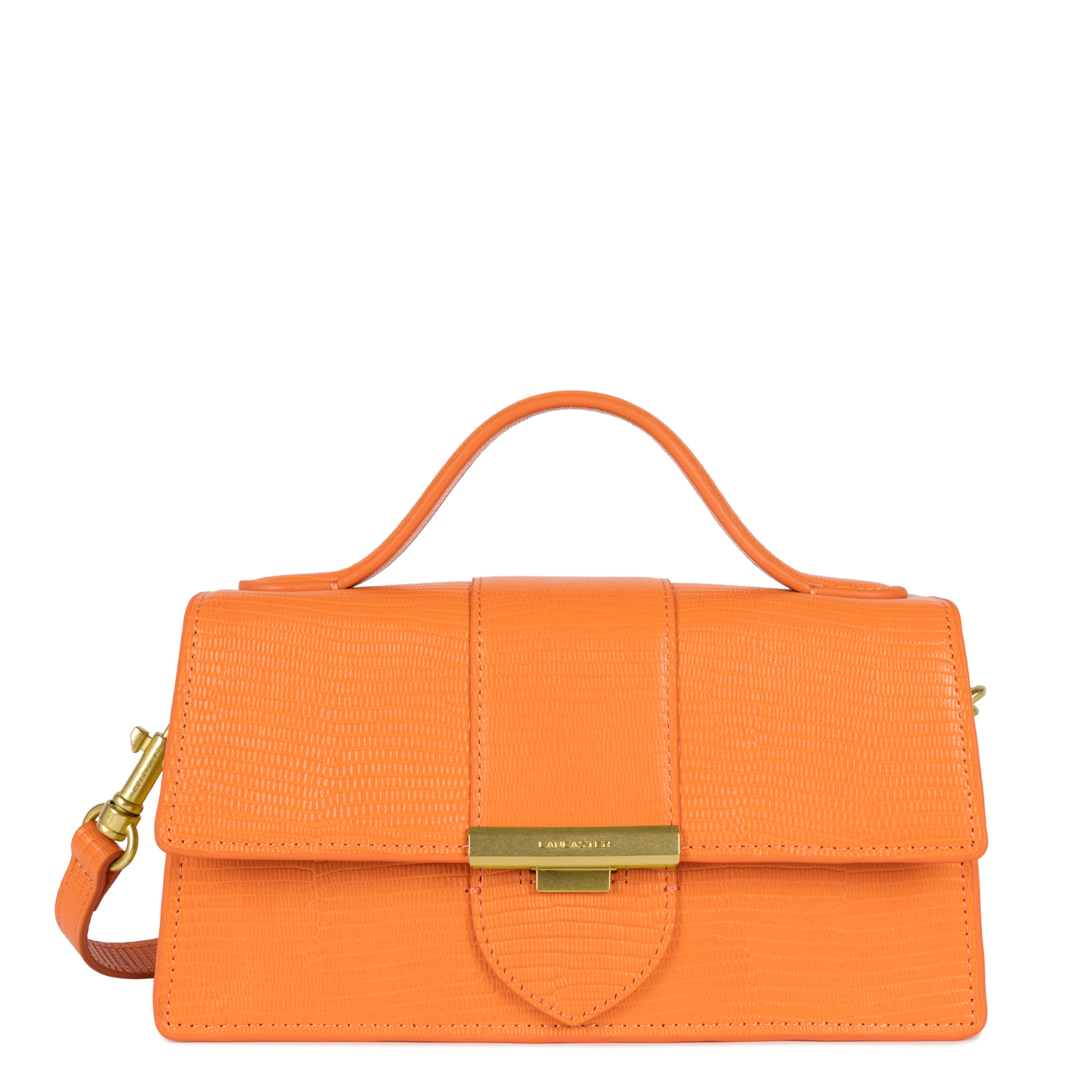 Sac baguette A rabat avec fermoir M Exo Ily