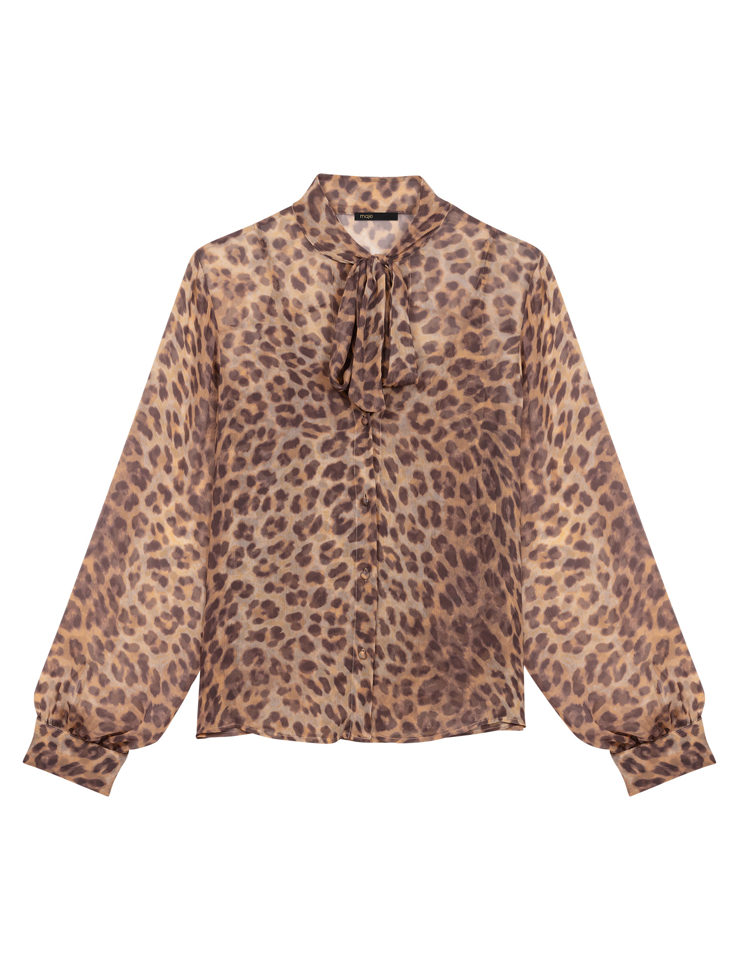 Chemise imprimé col lavallière