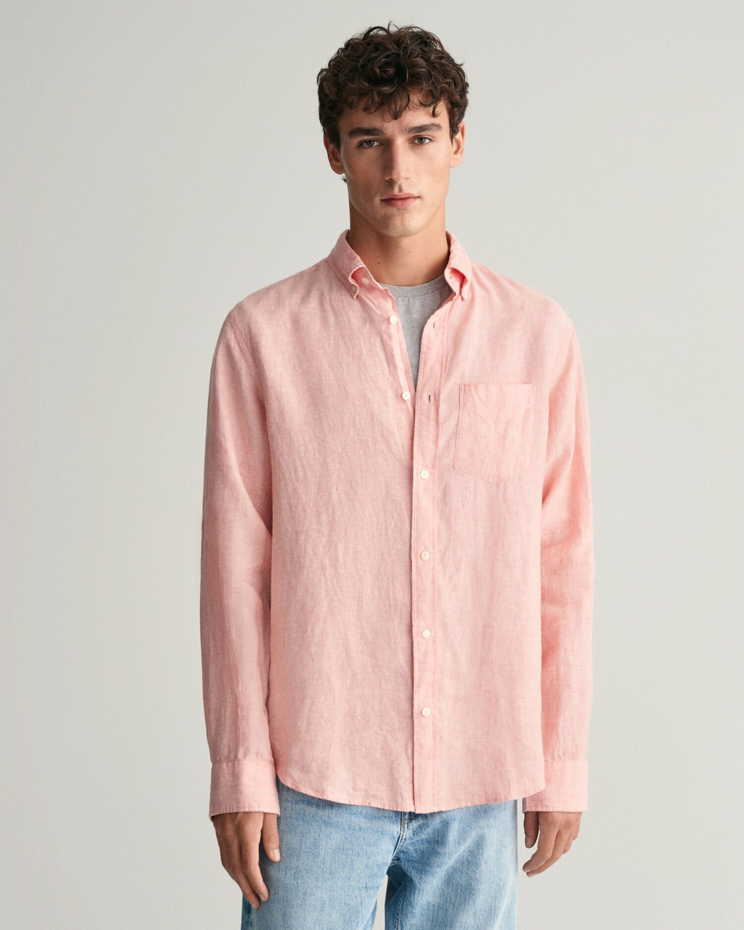 Chemise regular fit en lin
