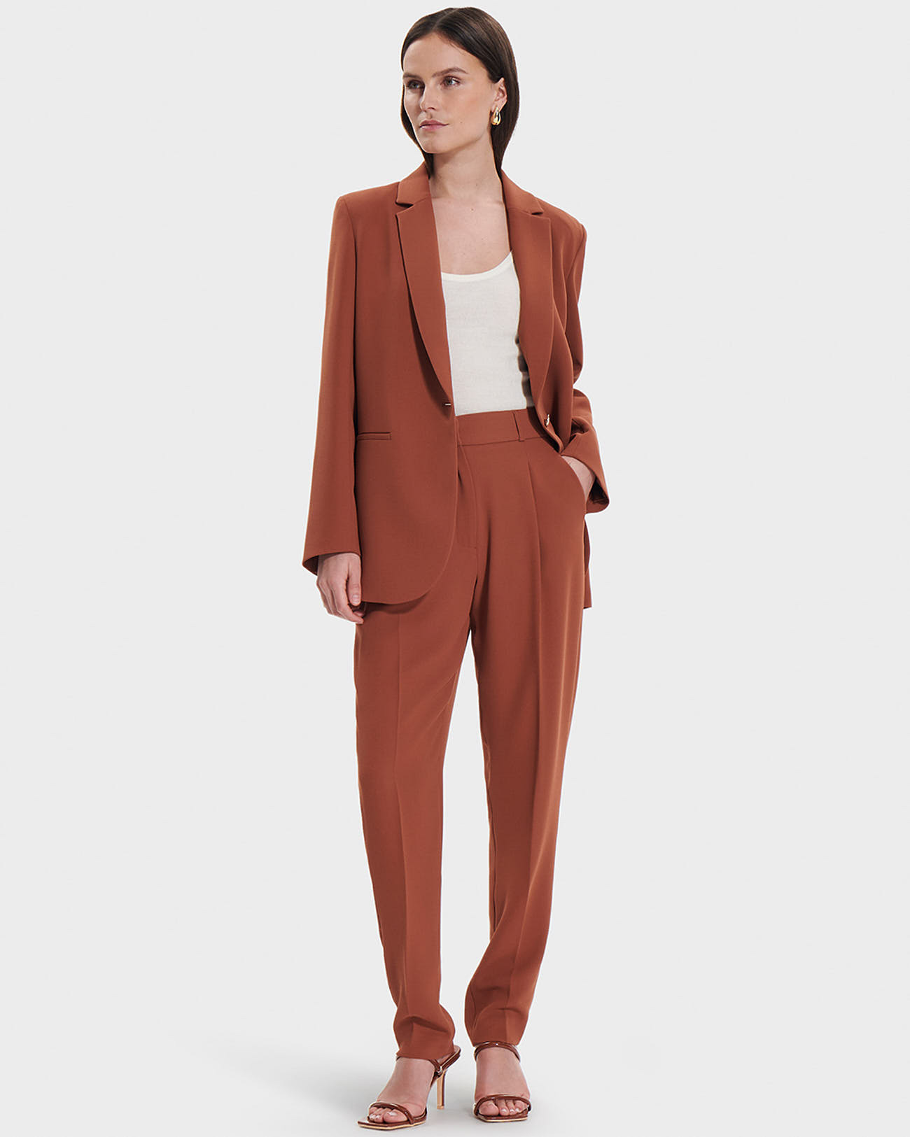 Veste Victorina Marron en Polyester