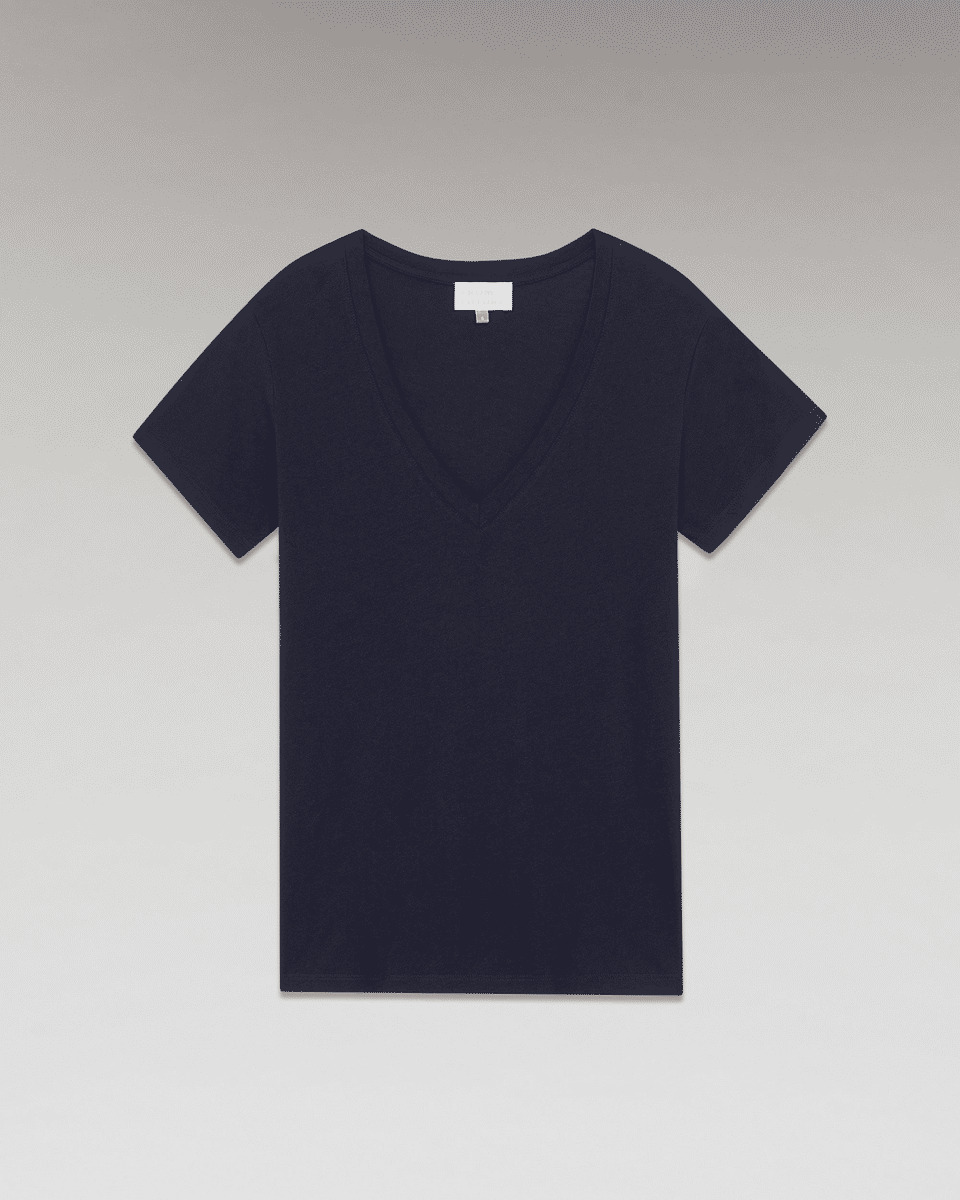 T-Shirt Col V Basique