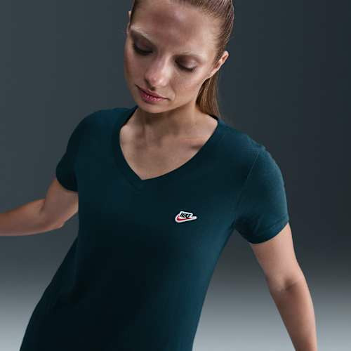 W NSW TEE VNECK LBR FS