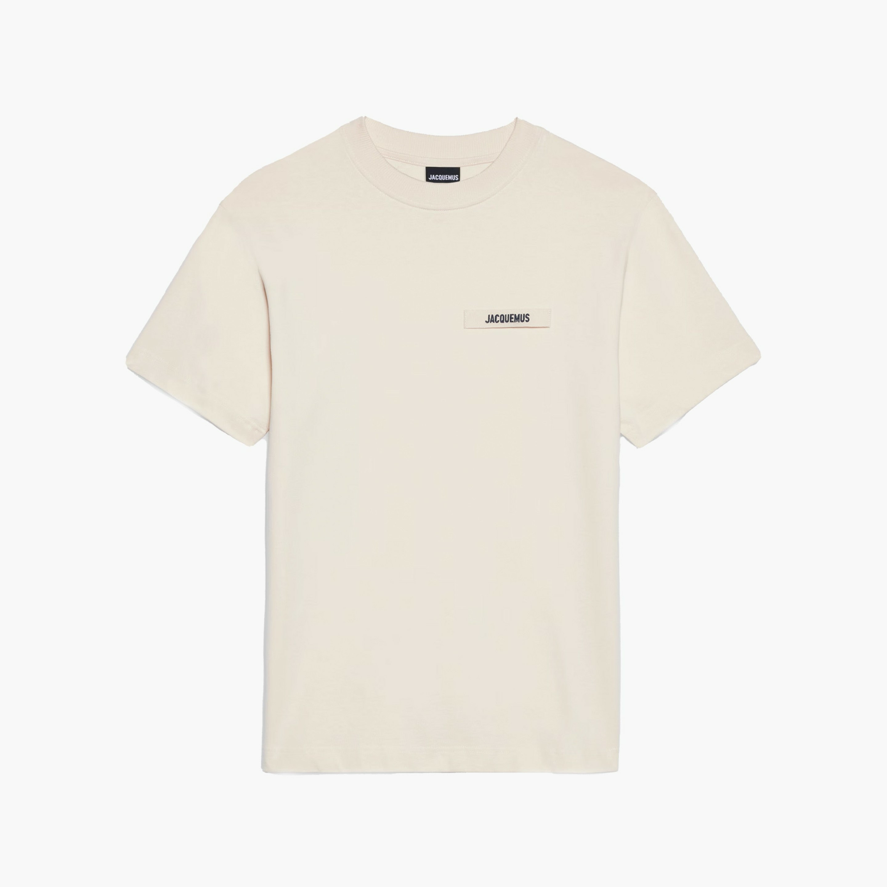 Jacquemus T-Shirt Gros Grain Beige