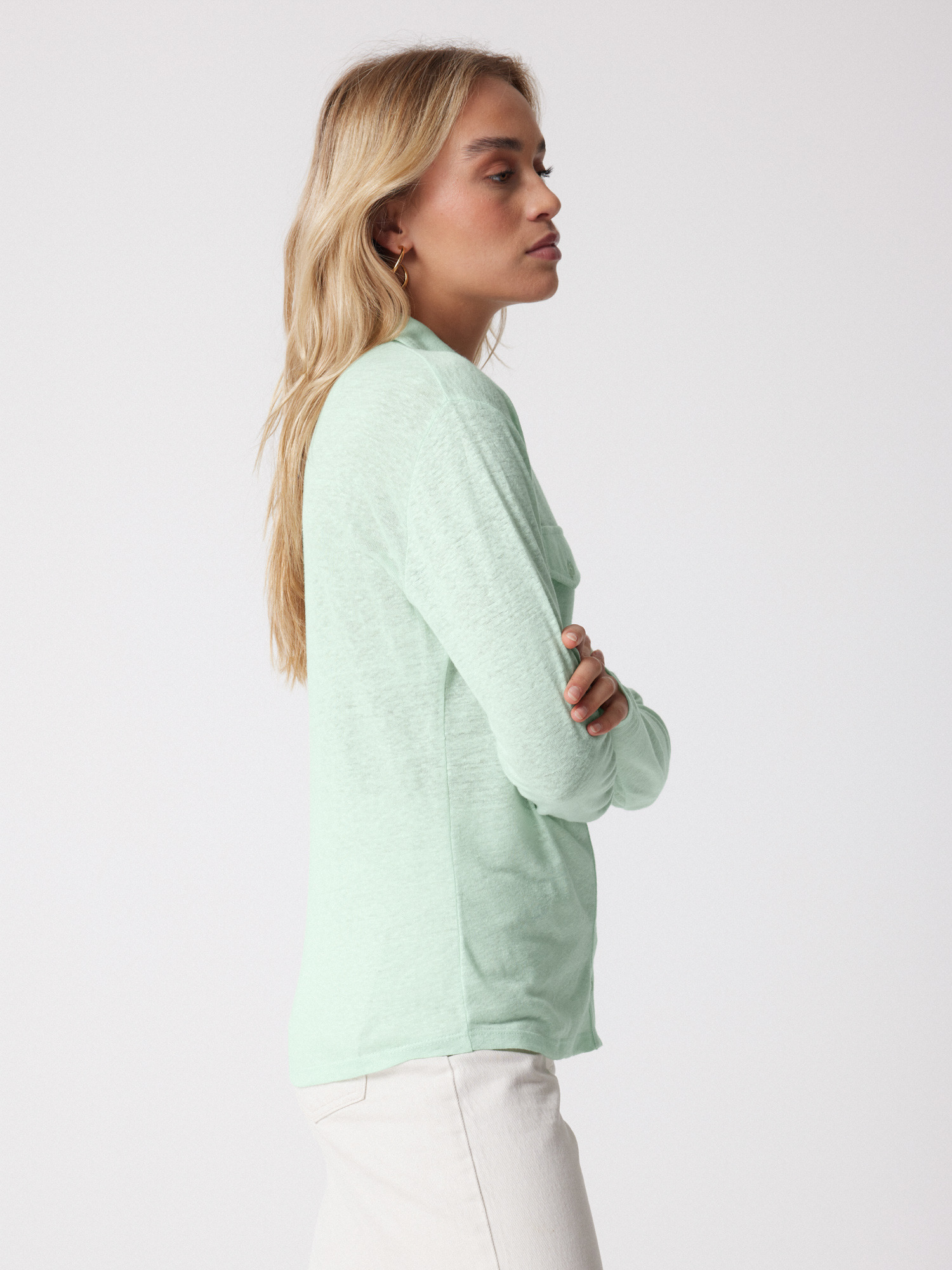 Chemise lin Milia CELADON