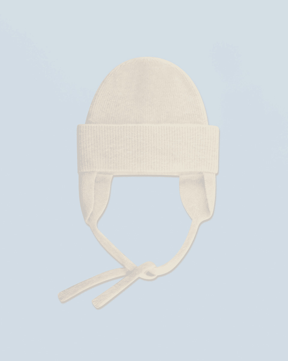 Bonnet à Revers Cachemire Brossé