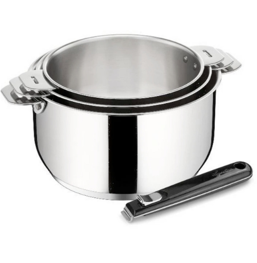 Set casseroles 16/18/20 cm + poignée