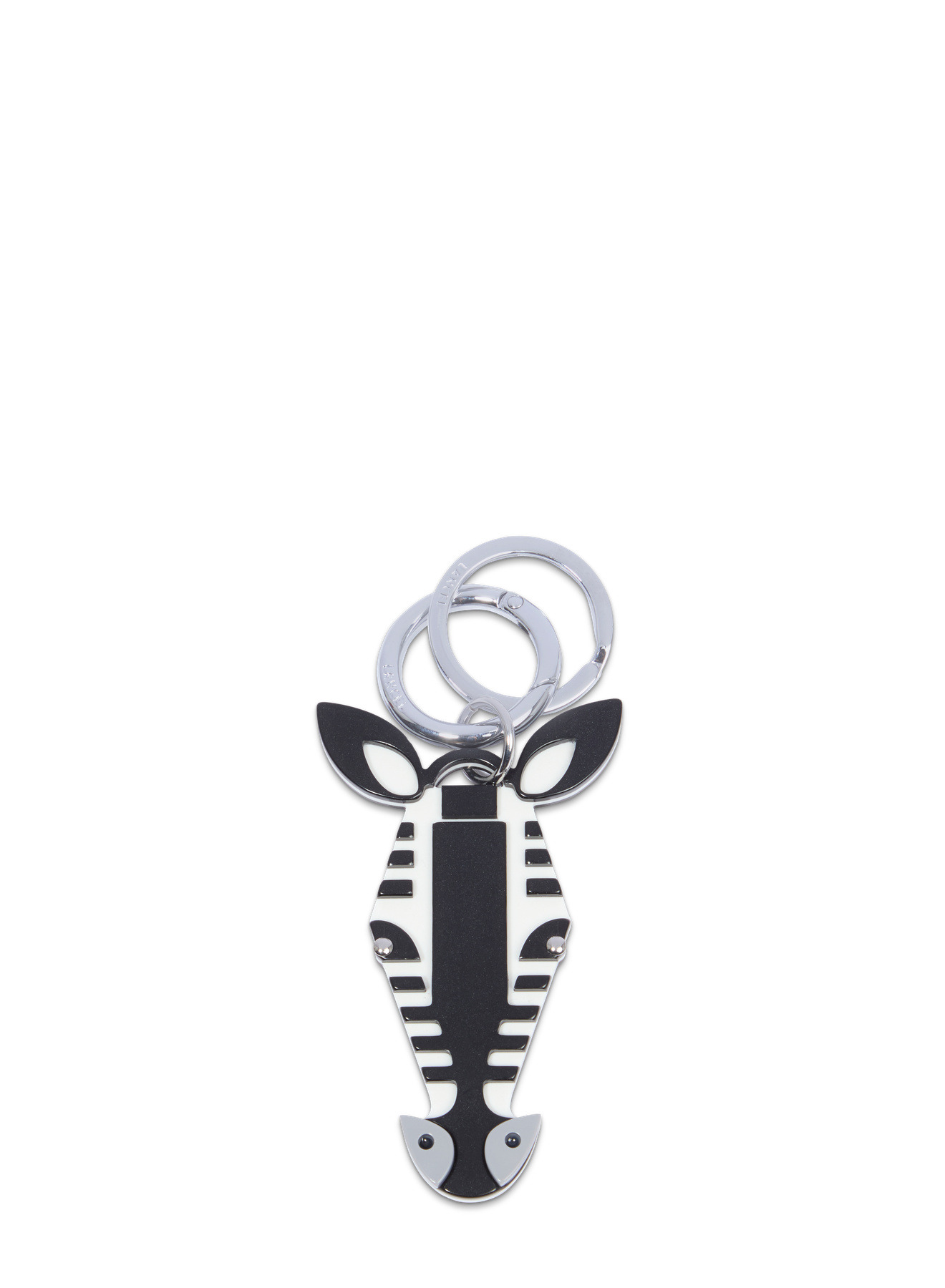 Jungle De Lancel - Porte Cles Zebre - Noir/Blanc