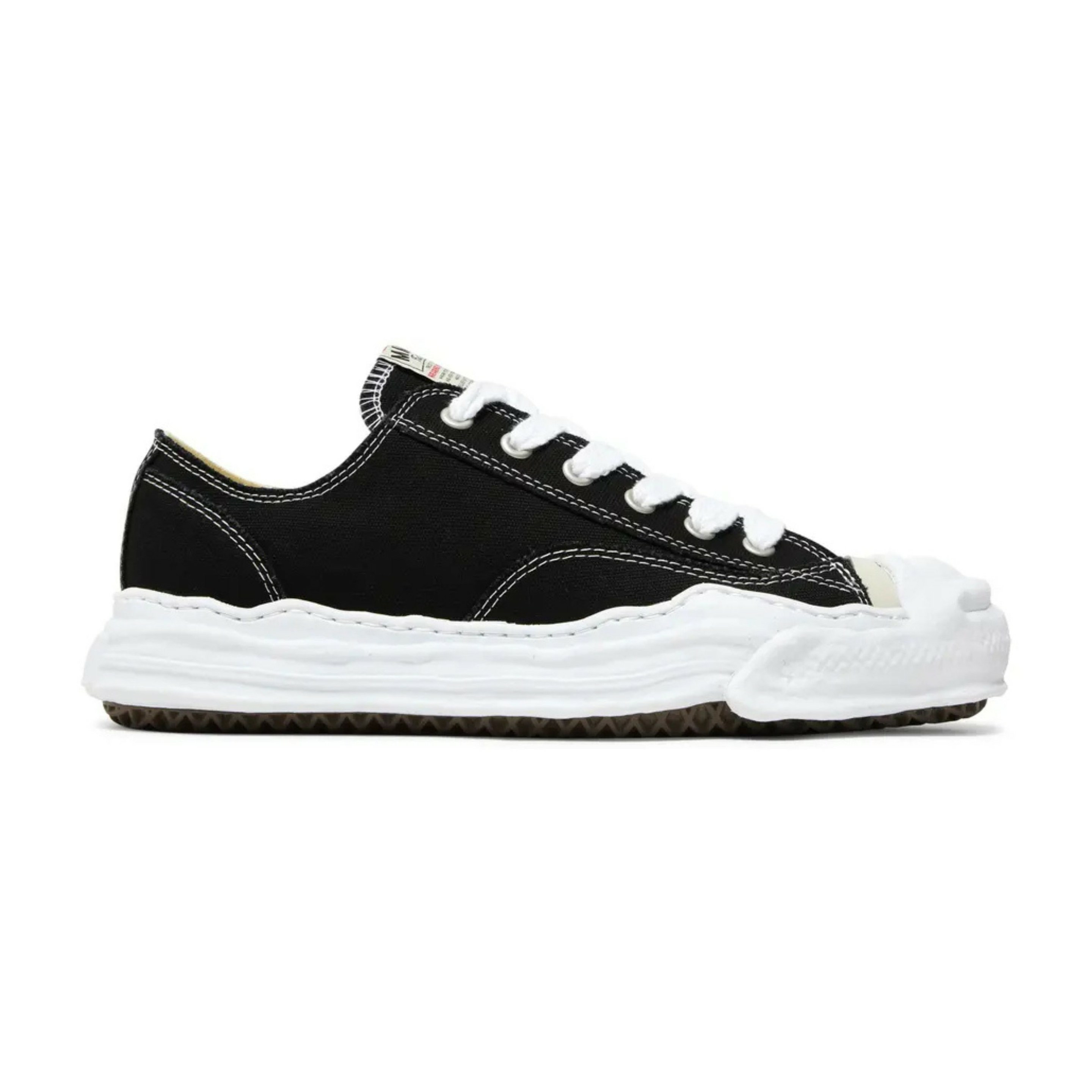 Maison Mihara Hank OG Sole Canvas Low Black
