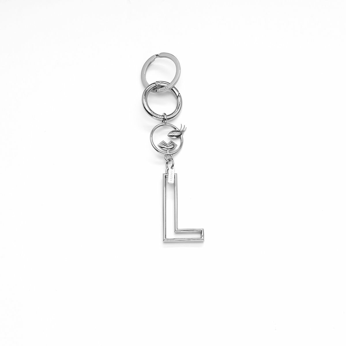 Ninon de Lancel - Porte-clés Mademoiselle - Petit modèle - Nickel Brillant