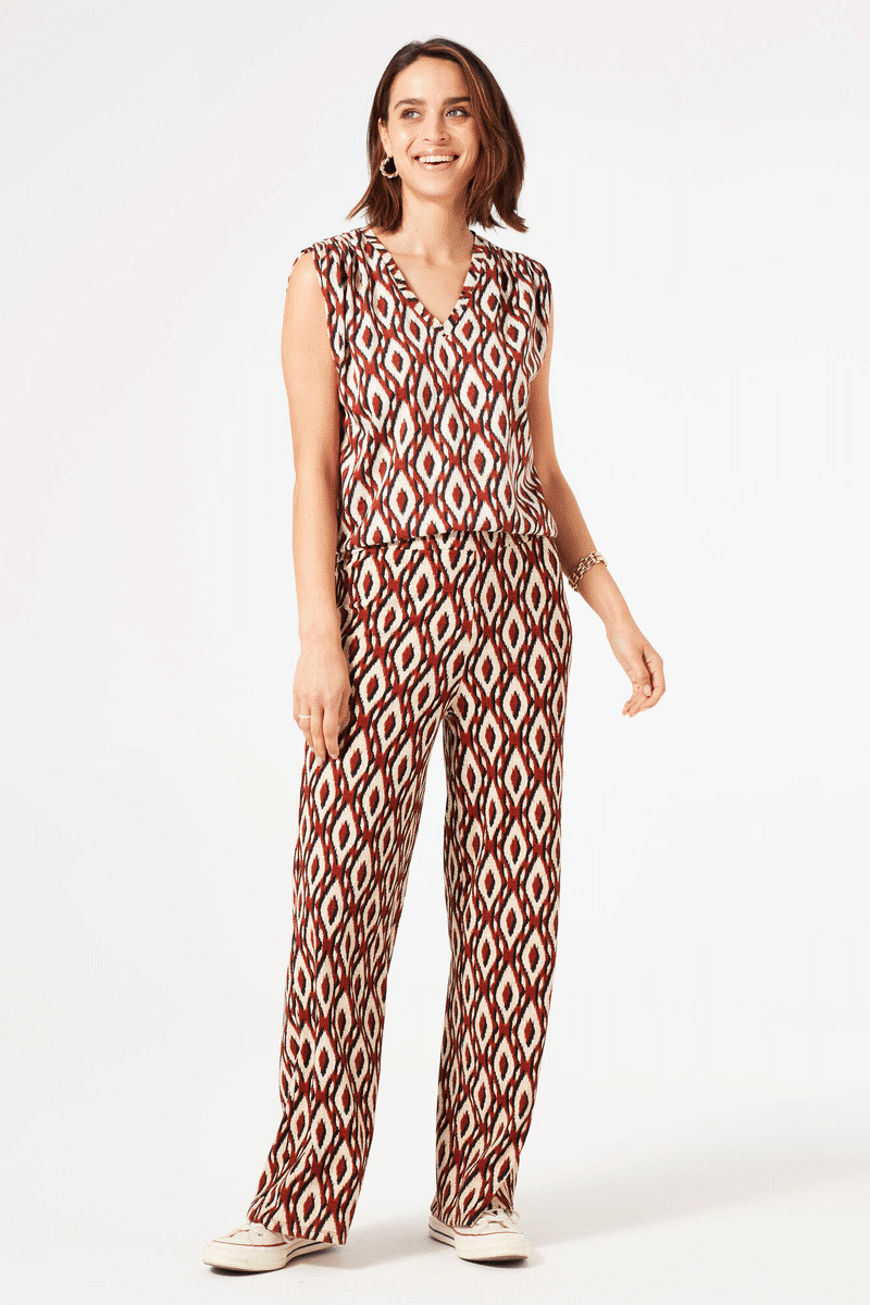 Women Pants Brown