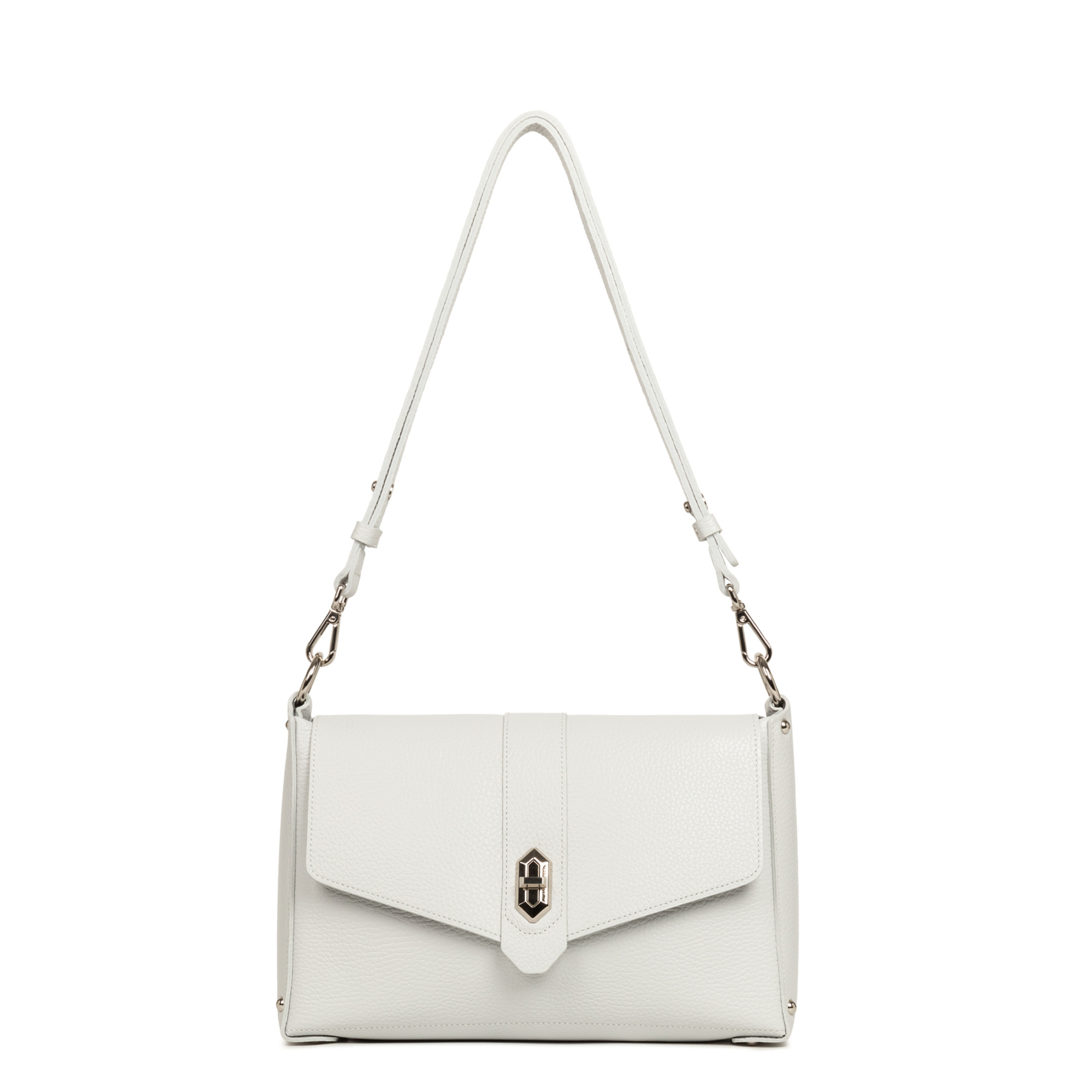 Sac trotteur A rabat avec fermoir Foulonne Double