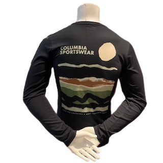 Timberview Trail FS Graphic LS Noir