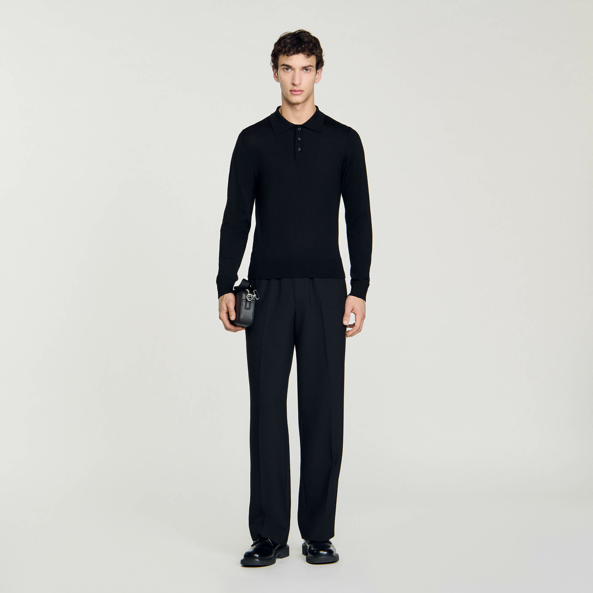 Polo en maille fine