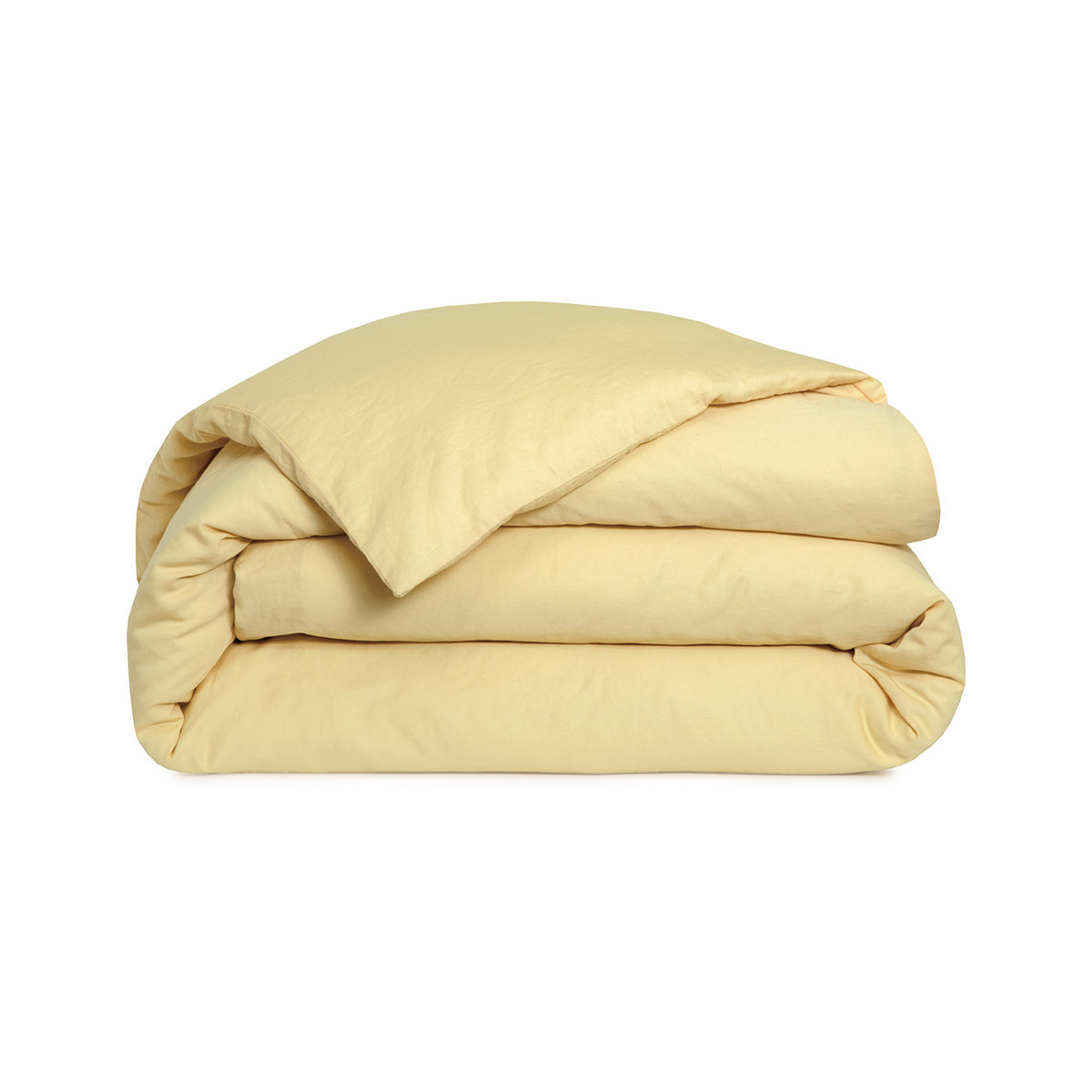 Desforges - Housse de couette en satin de coton lavé rose, Palerme