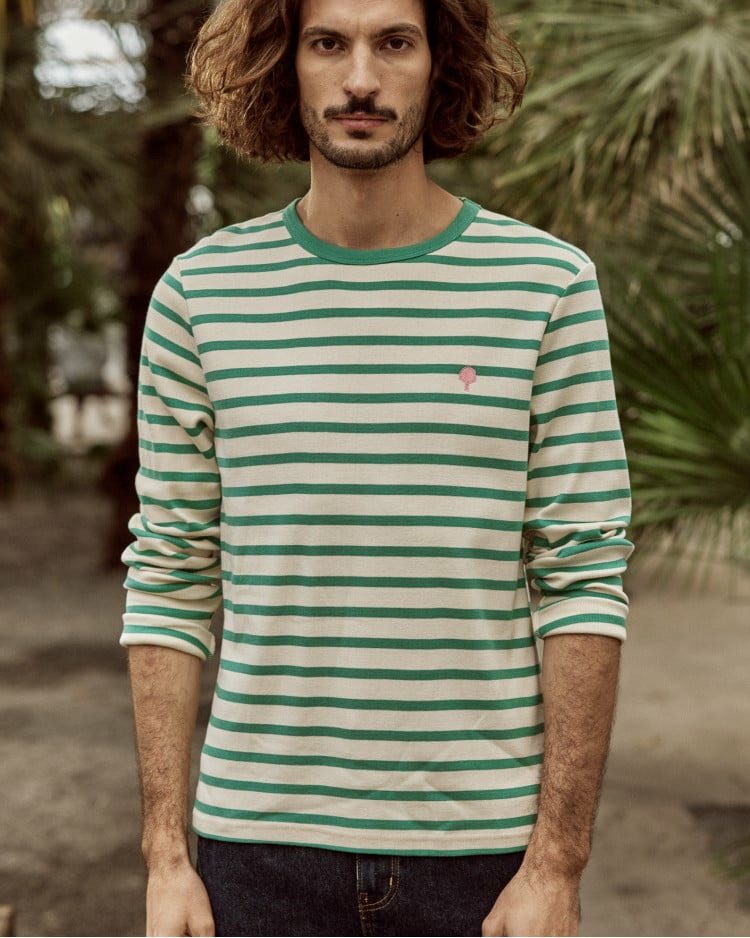 Marinière blanche & bleu ciel