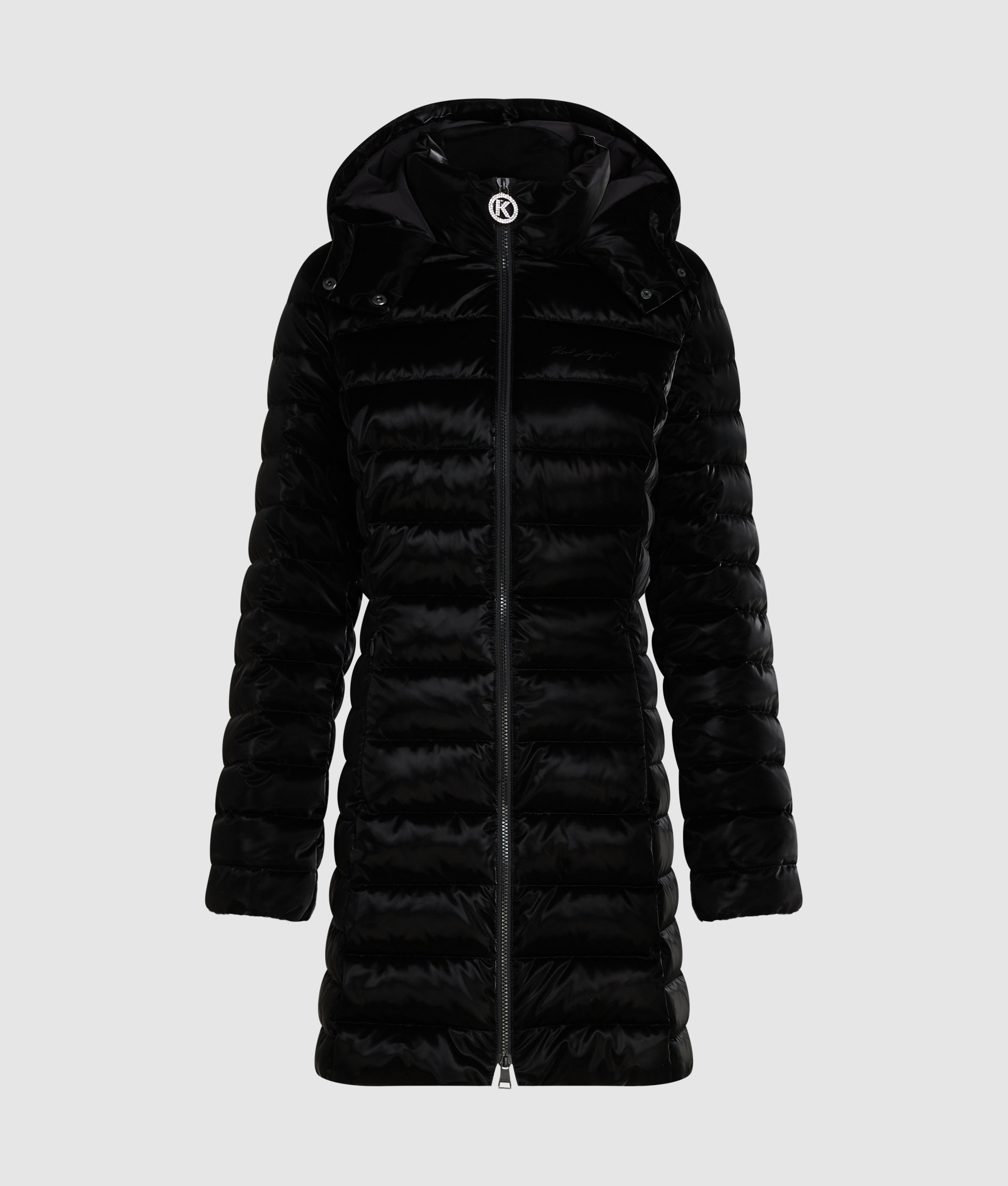 GLOSSY FITTED PUFFER