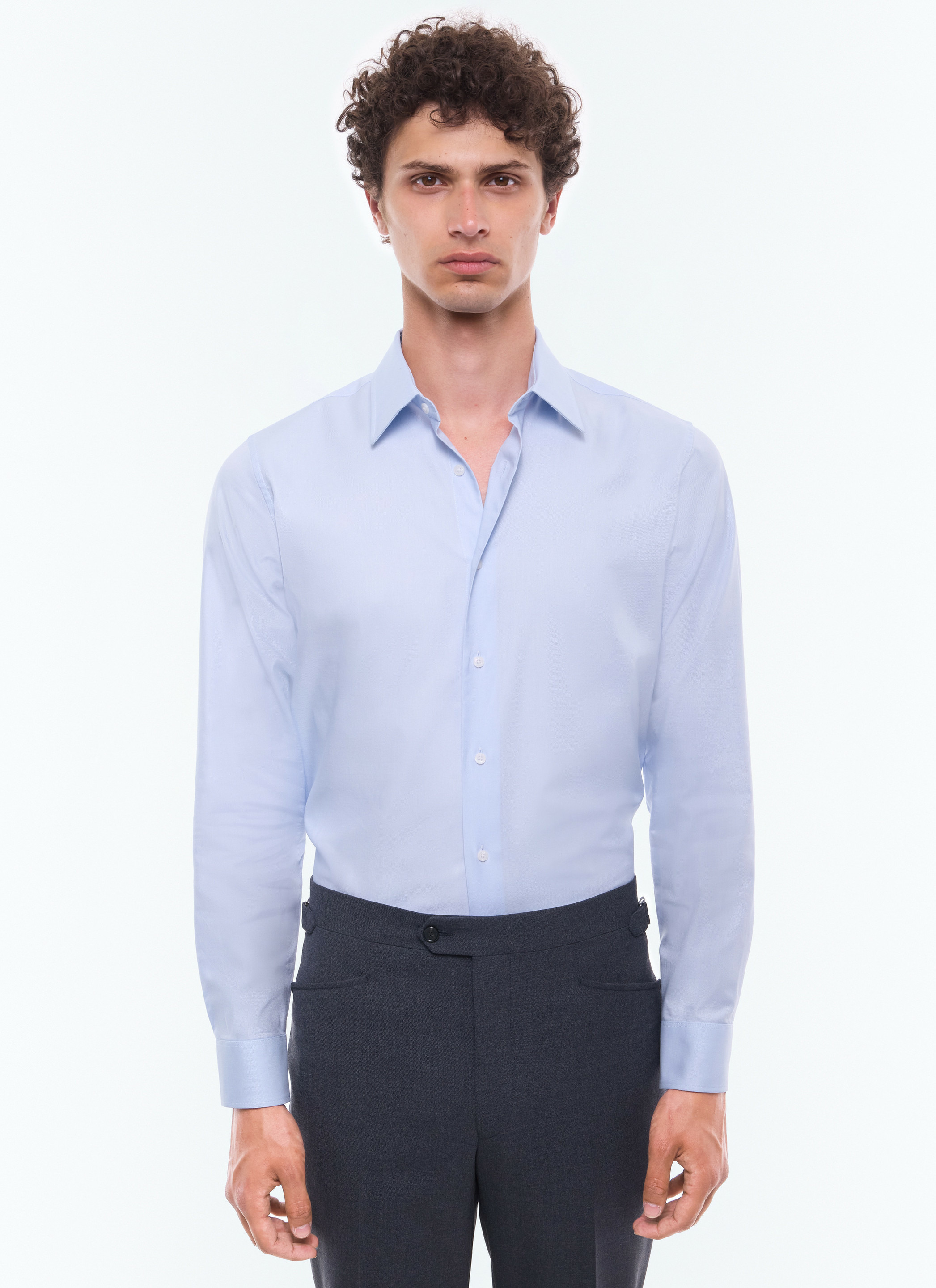 Chemise en micro armuré de coton