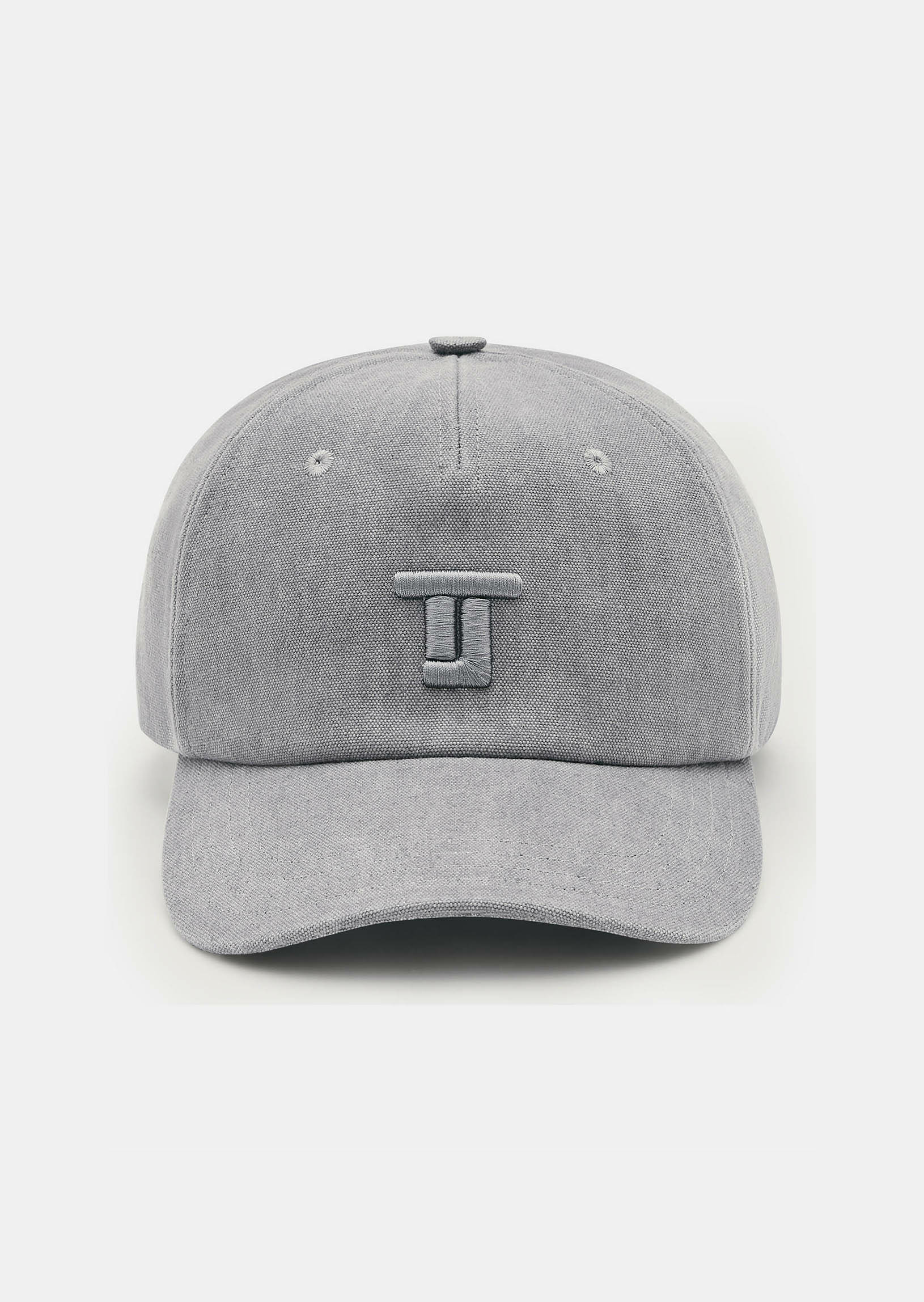 Casquette Carole-grise en denim