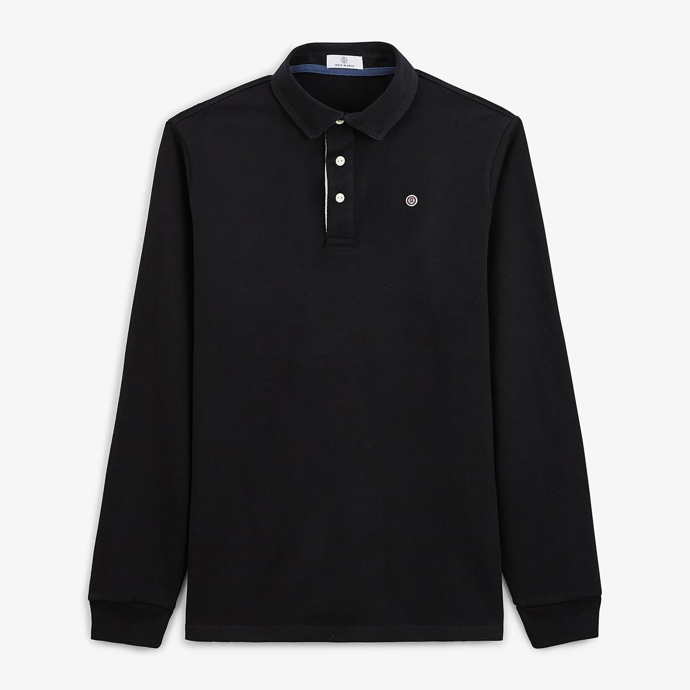 Maillot rugby manches longues Lony noir