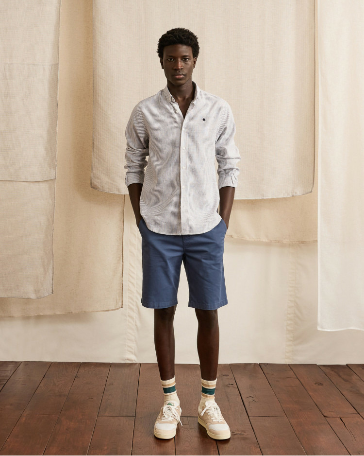 Short chino vert clair