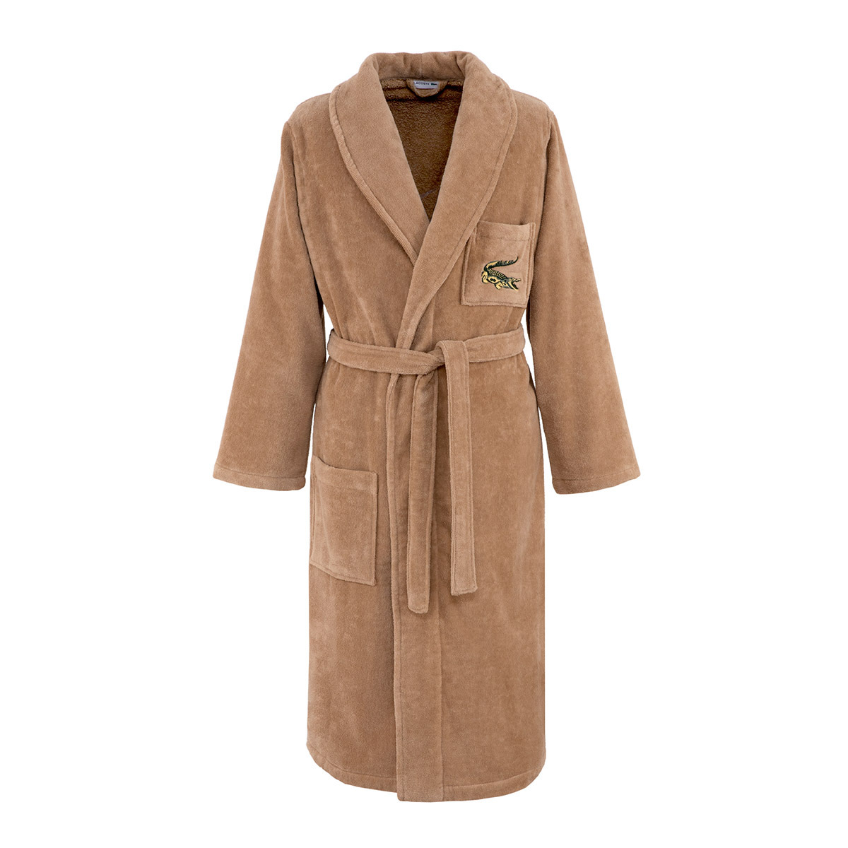 Lacoste - Peignoir de bain en coton 400 g/m², L René